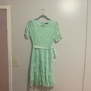 Green Floral Dress Tells M